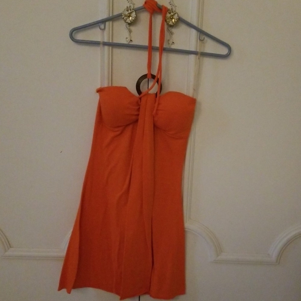 Body Central Boho Strapless/Haulter Dress